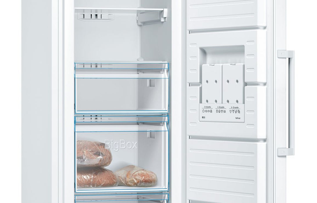 Bosch Series 4 GSN36VWEPG F/S No Frost Tall Freezer - White