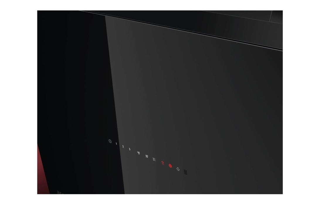 AEG GV77D91SB 90cm Angled Chimney Hood - Black