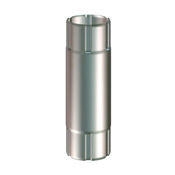 Galvanised Steel Intermediate Downpipe 75mm x 1m