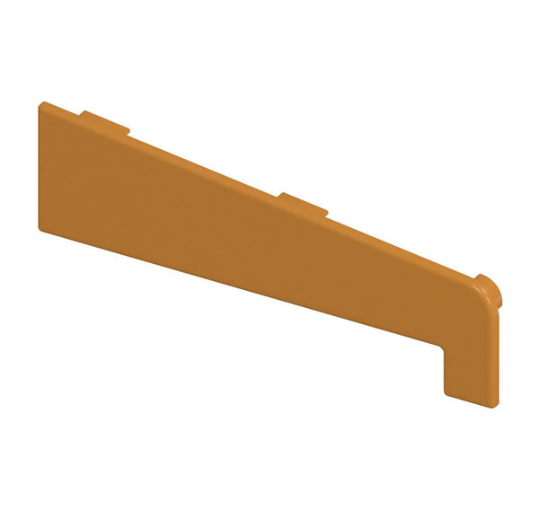 Pvc Window Trim Golden Oak UPVC End Cap For 23mm Laminated Window Board ...