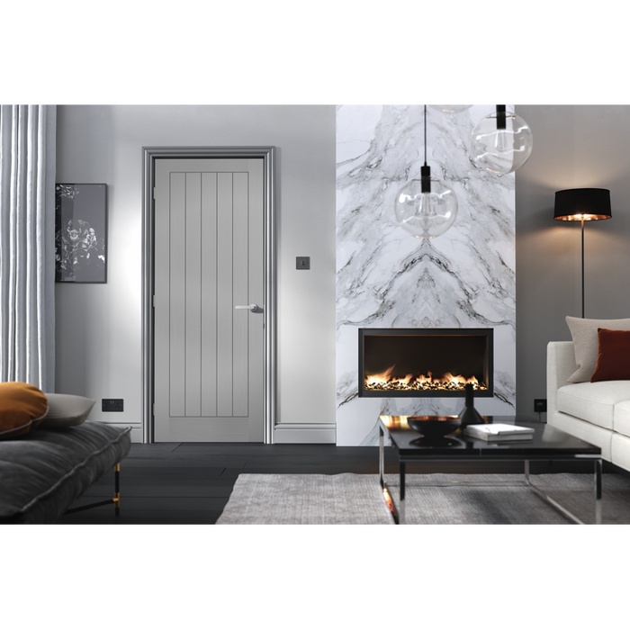 GREY MOULDED TEXTURED VERTICAL 5P