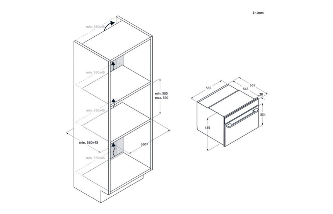 Haier H4MWID29G6NQB B/I 900W Microwave & Grill - Black