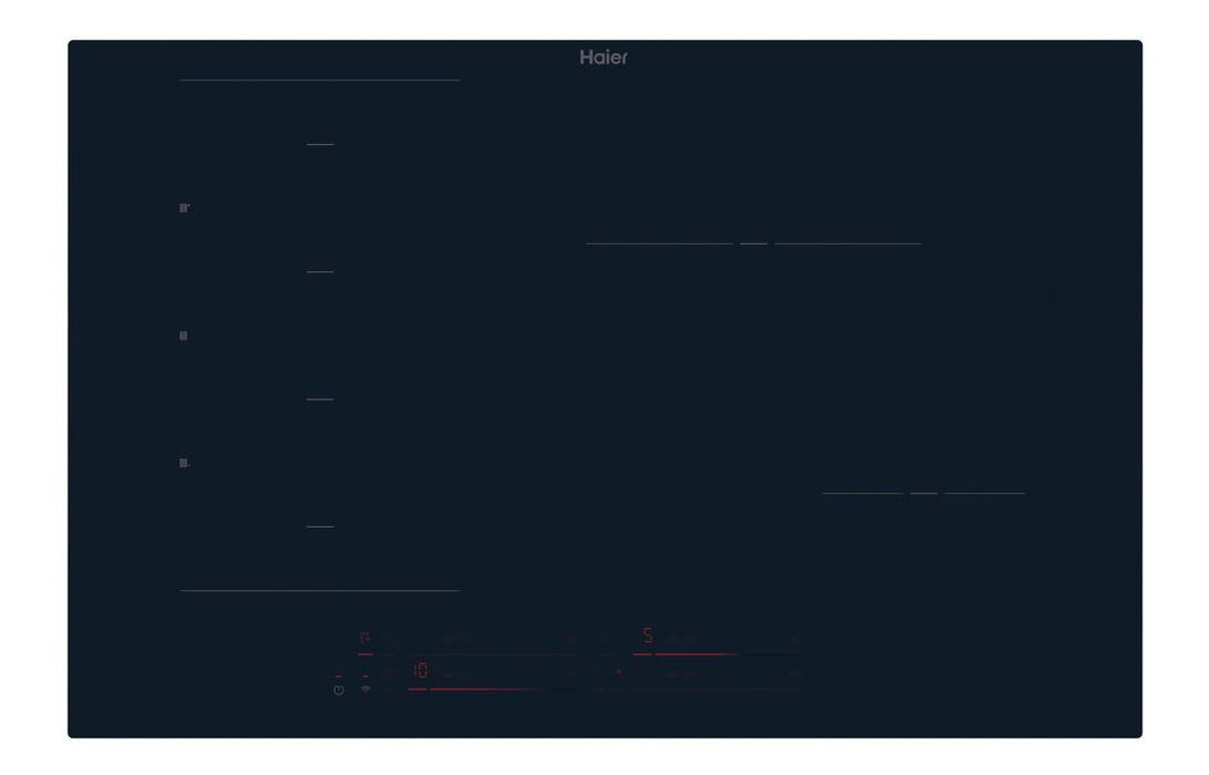 Haier HAMTB86IRCS 80cm Induction Hob - Black