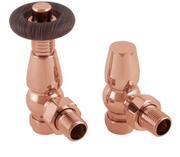 Carron Kingsgrove Thermostatic Valve- Unlacquered Copper Finish