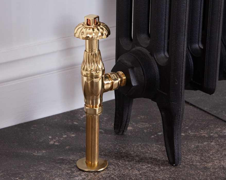 Carron Crocus Thermostatic Valve- Lacquered Brass Finish