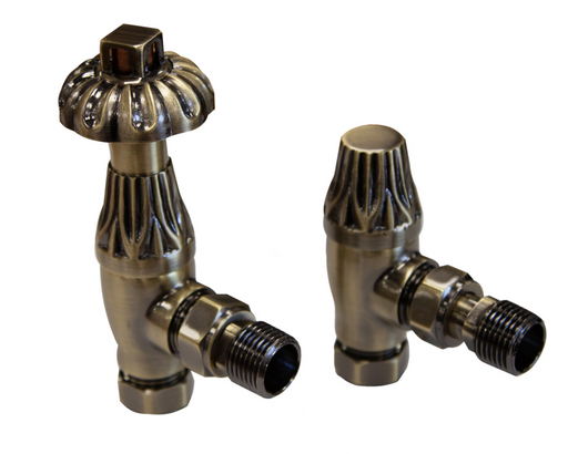 Carron Crocus Thermostatic Valve- Lacquered Antique Brass