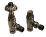 Carron Crocus Thermostatic Valve- Lacquered Antique Brass