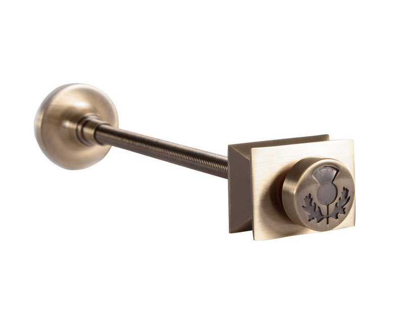 Carron Thistle Wall Stay 200mm- Antique Brass