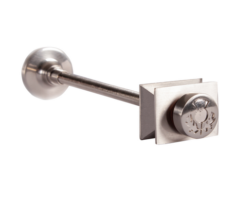 Carron Thistle Wall Stay 200mm- Satin Nickel Finish