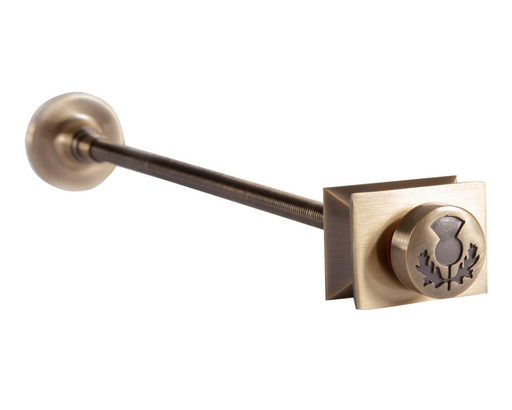 Carron Thistle Wall Stay 300mm- Antique Brass Finish