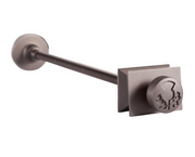 Carron Thistle Wall Stay 300mm- Pewter Finish