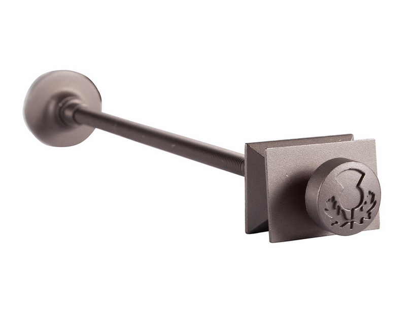 Carron Thistle Wall Stay 300mm- Pewter Finish