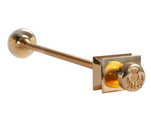 Carron Thistle Wall Stay 300mm- Polished Brass