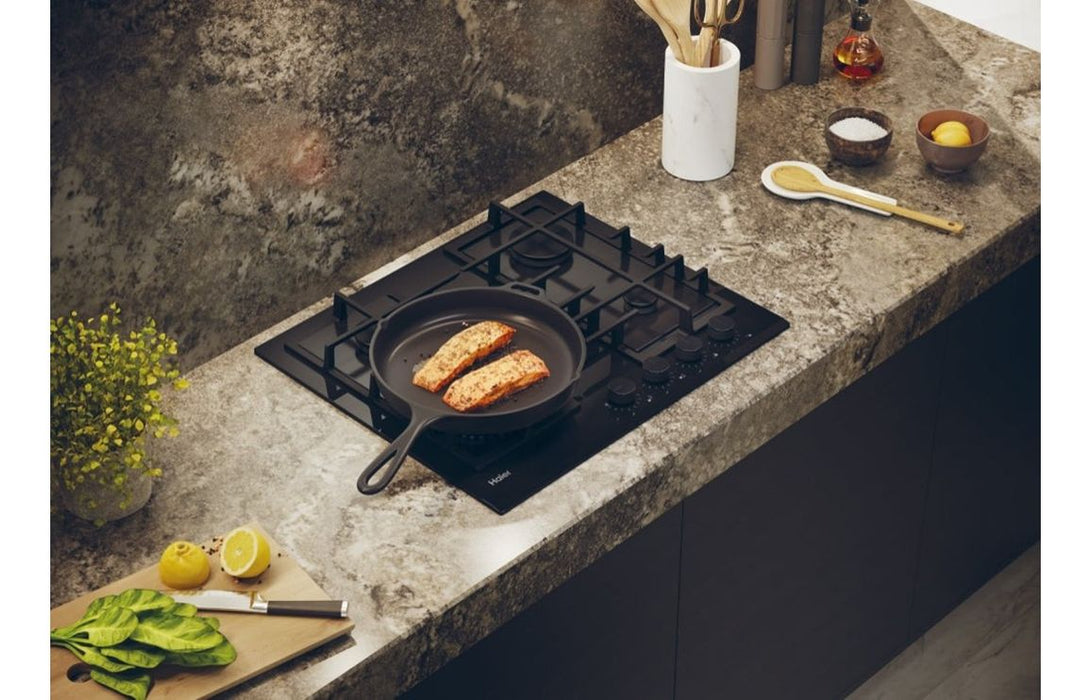 Haier HAVG6BF4TBPB 60cm Gas on Glass Hob - Black