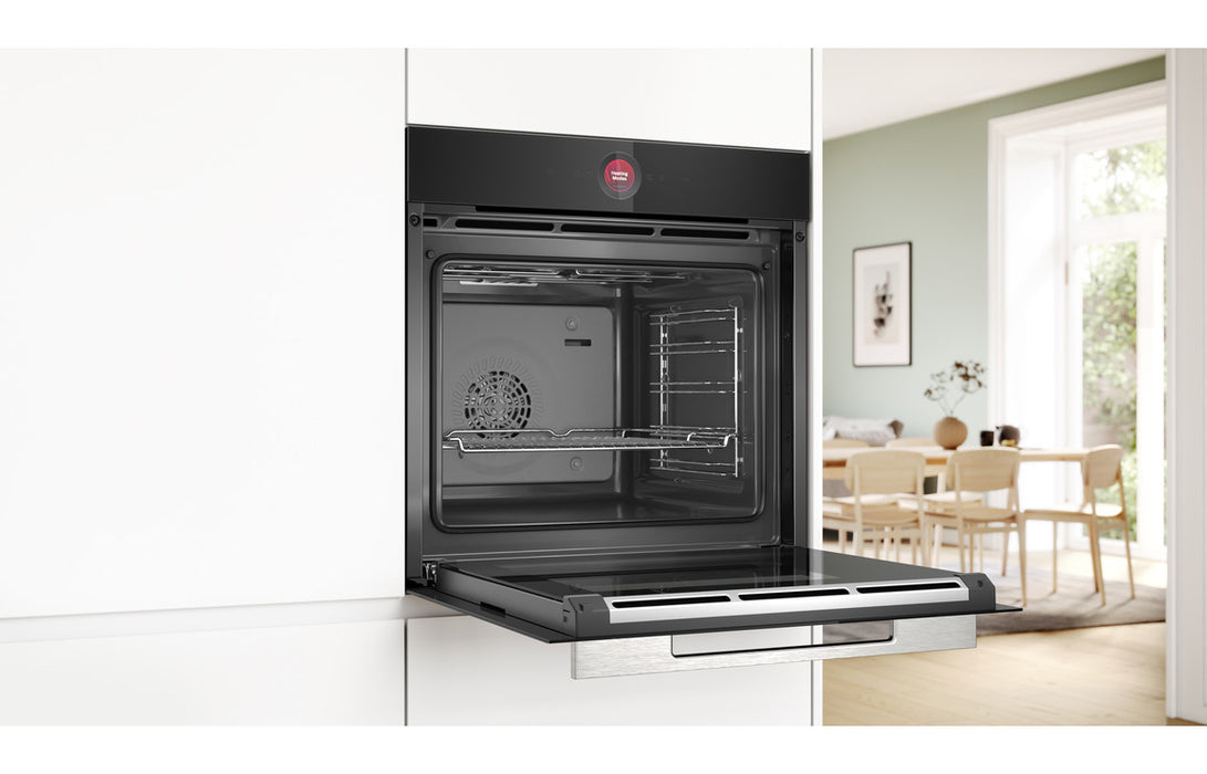 Bosch Series 8 HBG7341B1B Single Electric Oven - Black