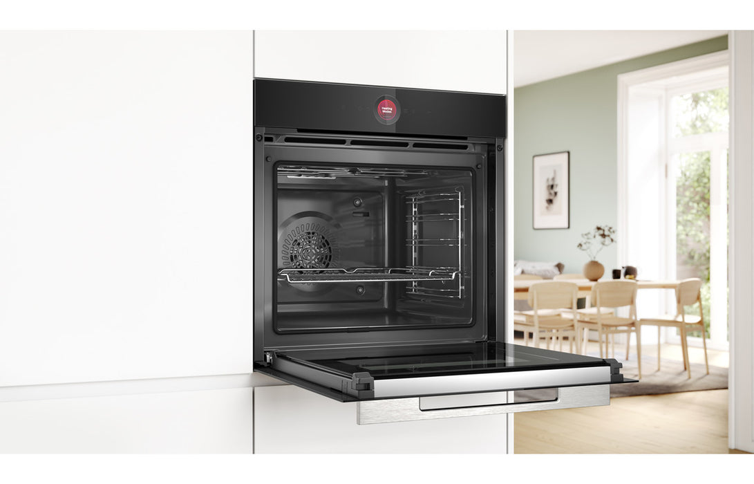 Bosch Series 8 HBG7741B1B Single Pyrolytic Oven - Black