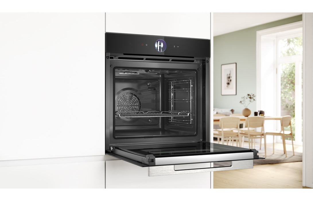 Bosch Series 8 HBG7764B1B Single Pyrolytic Oven - Black