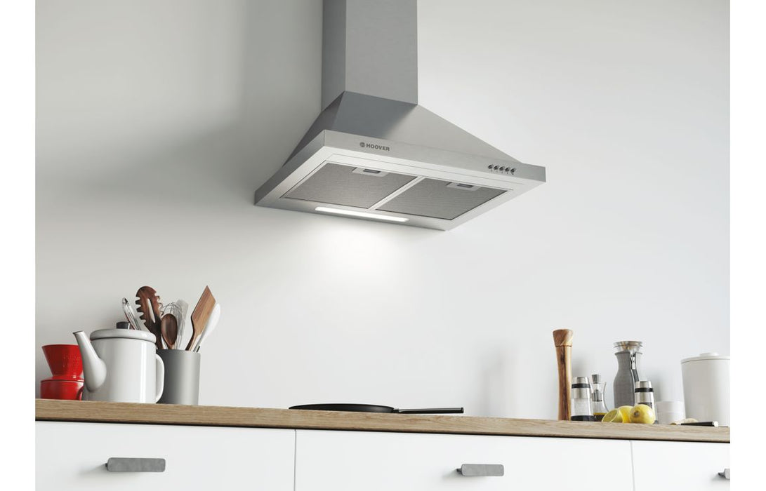 Hoover H300 HCE160X/1 60cm Chimney Hood - St/Steel