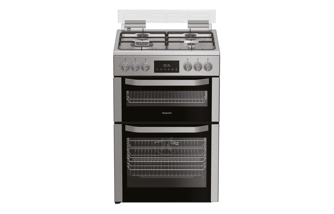 Hotpoint HDD6GDC2WX Dual Fuel Cooker - St/Steel