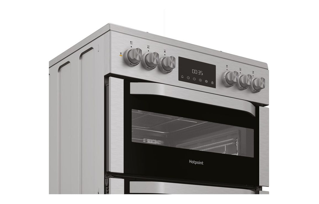 Hotpoint HDD6GDC2WX Dual Fuel Cooker - St/Steel