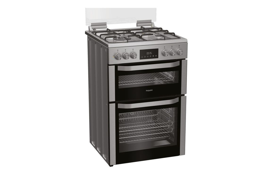 Hotpoint HDD6GDC2WX Dual Fuel Cooker - St/Steel