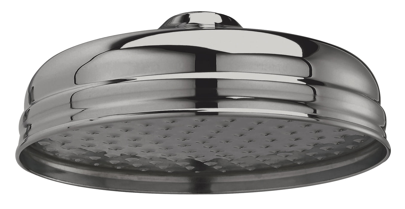 Brushed Pewter 200mm Fixed Shower Head