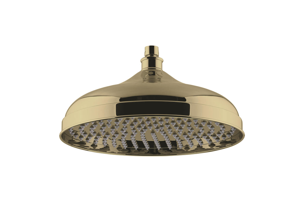 Brushed Brass 300mm Fixed Shower Head