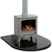 Carron Black Granite Curved Stove Hearth