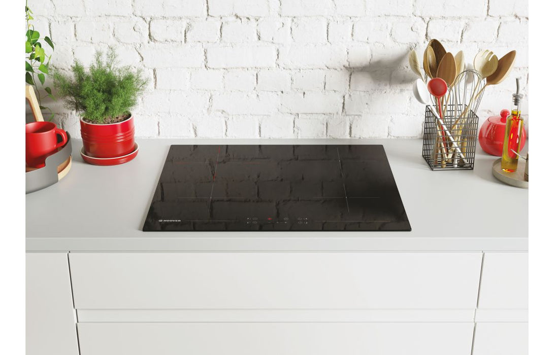 Hoover H300 HH64DCT 60cm Ceramic Hob - Black Glass