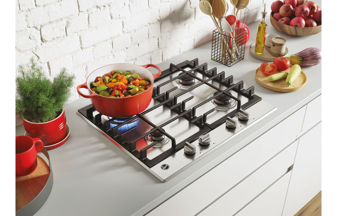 Hoover H300 HHG6BRK3X 60cm Gas Hob - St/Steel