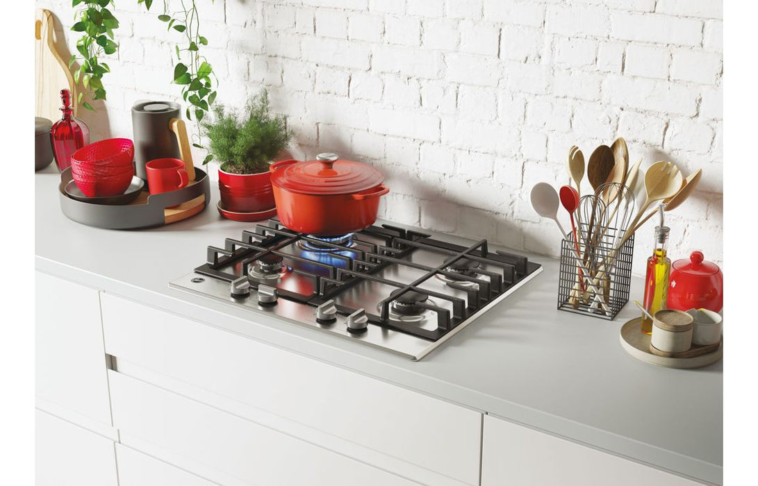 Hoover H300 HHG6BRK3X 60cm Gas Hob - St/Steel