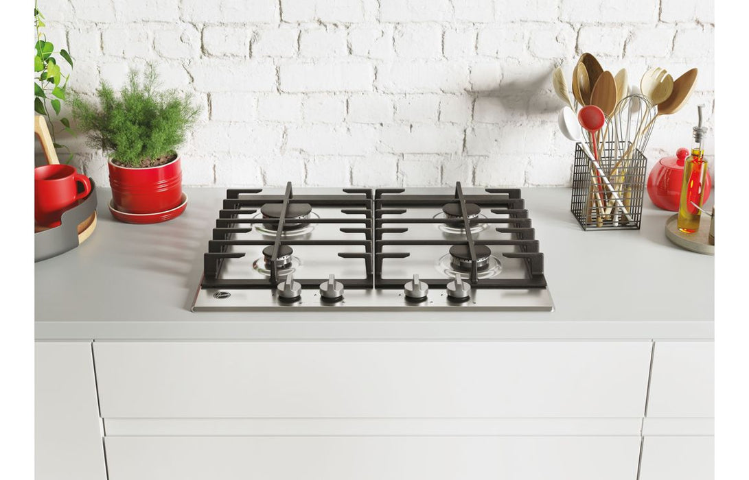 Hoover H300 HHG6BRK3X 60cm Gas Hob - St/Steel