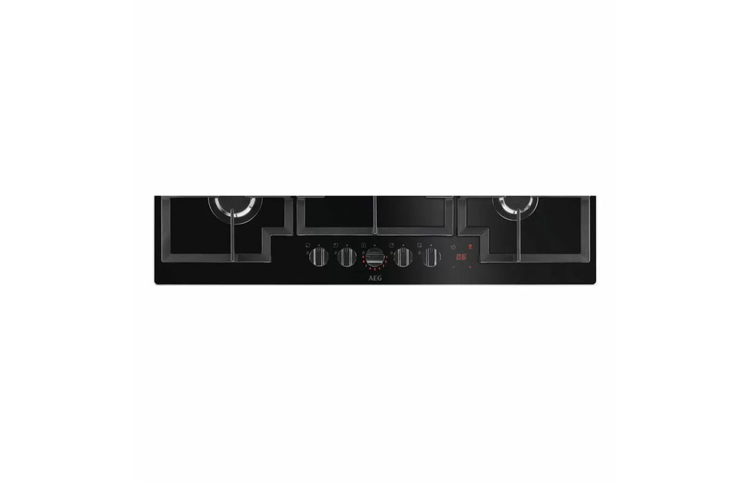 AEG HKB95450NB 90cm Gas on Glass Hob - Black