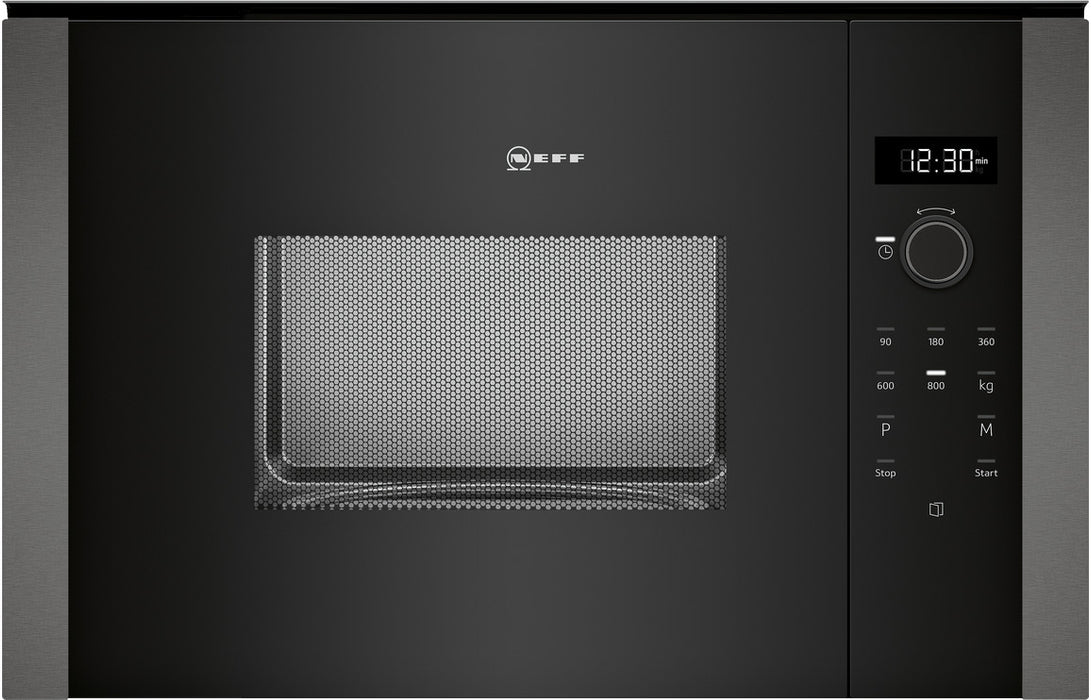 Neff N50 HLAWD23G0B B/I 800W Microwave - Graphite Grey