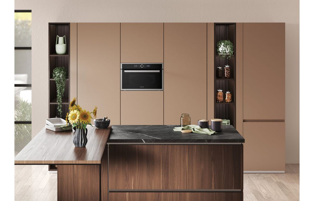 Hotpoint HMD44MXUK B/I 1000W Microwave & Grill - St/Steel