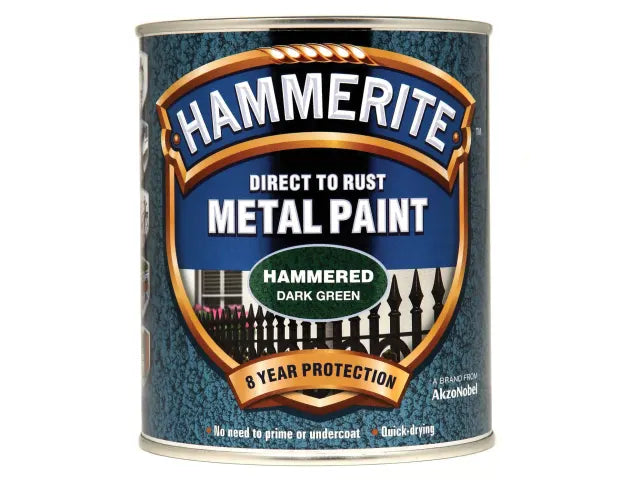 Direct To Metal Hammered Dark Green 750ml