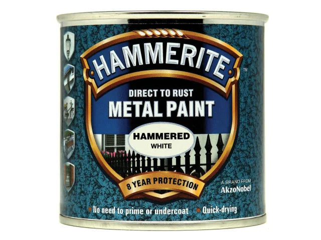 Direct To Metal Hammered White 250ml
