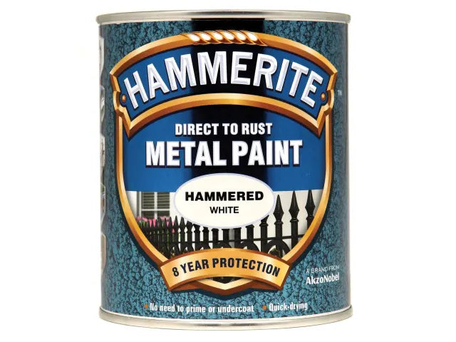 Direct To Metal Hammered White 750ml