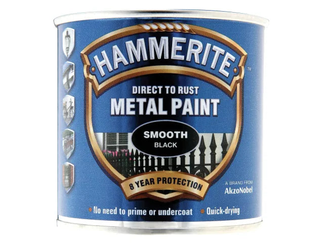 Direct To Metal Smooth Black 250ml