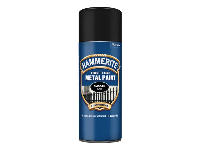 Smooth Finish Aerosol Black 400ml