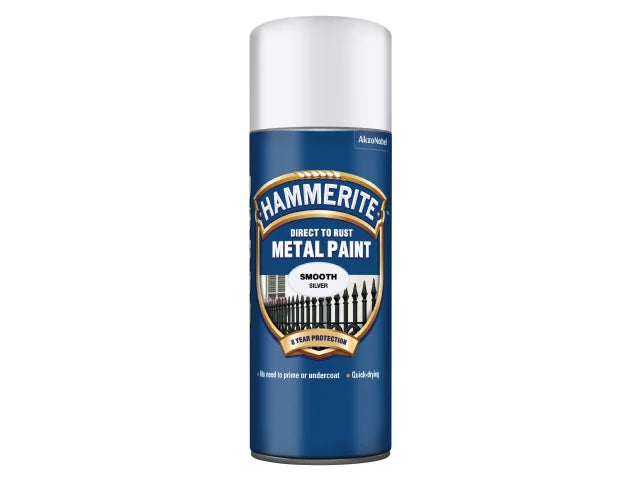 Smooth Finish Aerosol Silver 400ml