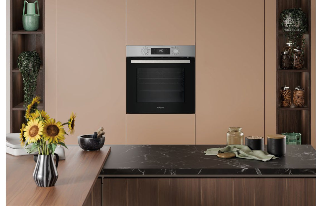 Hotpoint Class 2 HO 278P X UK Single Pyrolytic Oven - Black