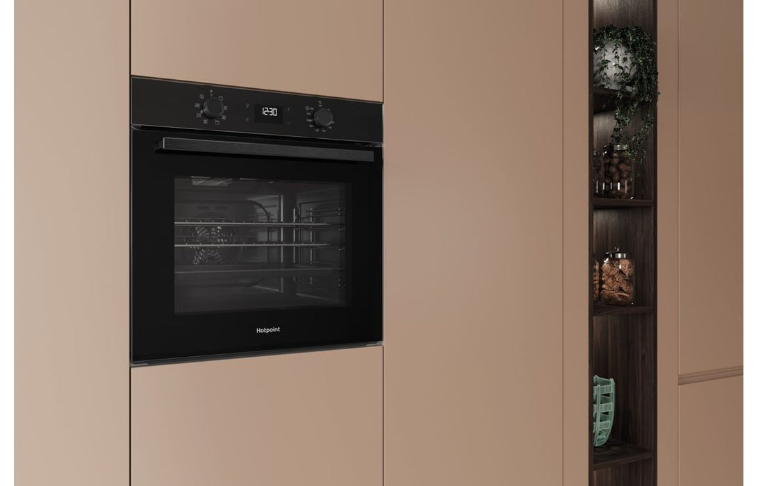 Hotpoint Class 2 HO 455H B UK Single Electric Oven - Black