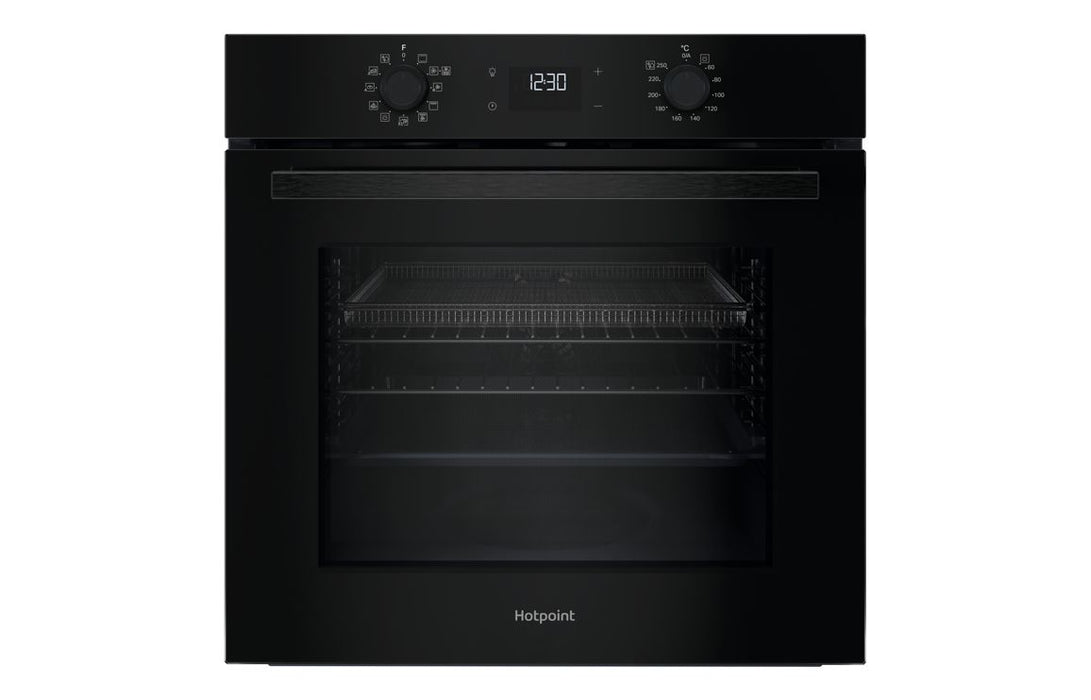 Hotpoint Class 2 HO 458HF B UK Single Electric Oven - Black