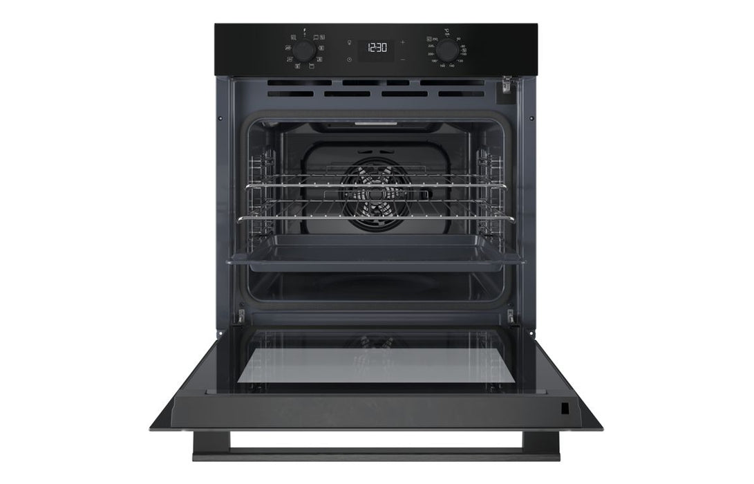 Hotpoint Class 2 HO 475P B UK Single Pyrolytic Oven - Black