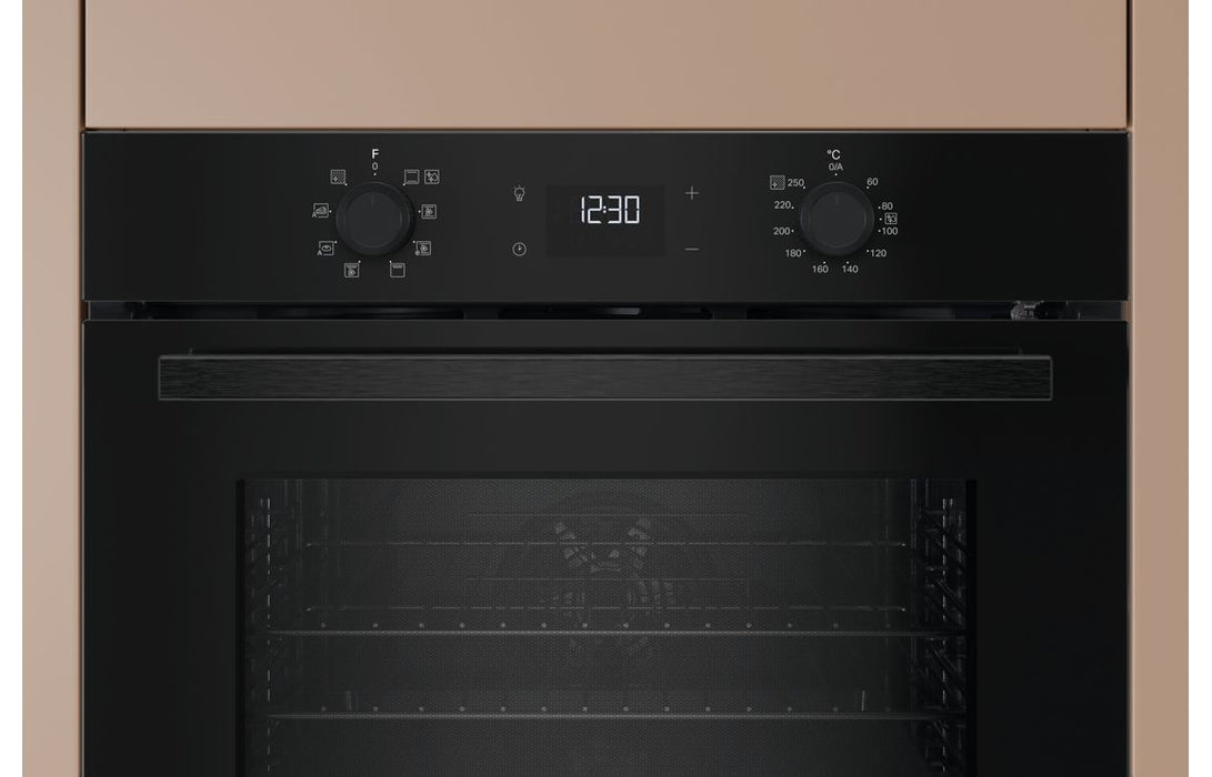 Hotpoint Class 2 HO 475P B UK Single Pyrolytic Oven - Black