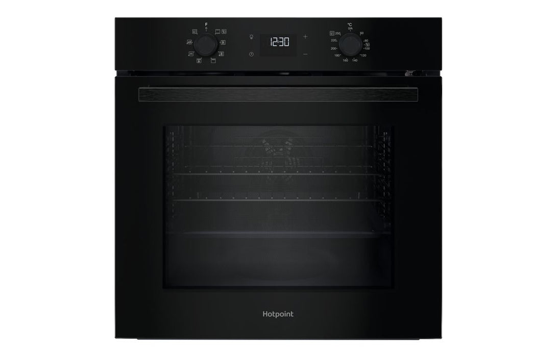 Hotpoint Class 2 HO 475P B UK Single Pyrolytic Oven - Black