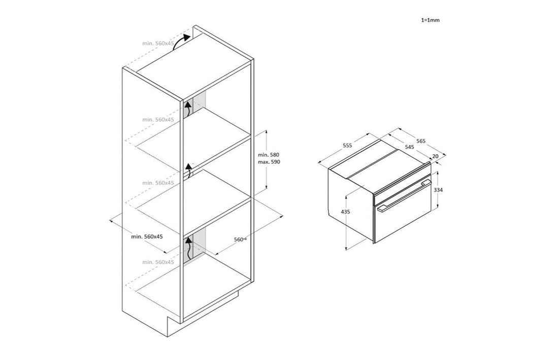 Hoover HO4MWS9G6NQB B/I 900W Microwave & Grill - Black