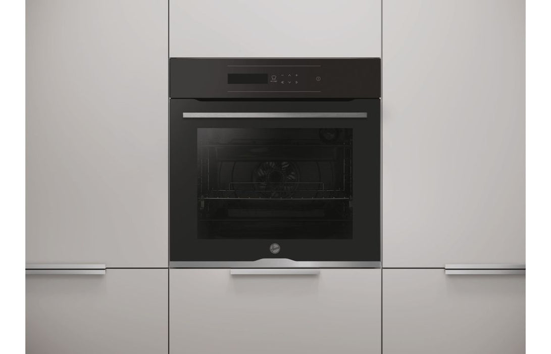 Hoover H500 HOC5S0978INPWF Single Pyrolytic Oven - Black