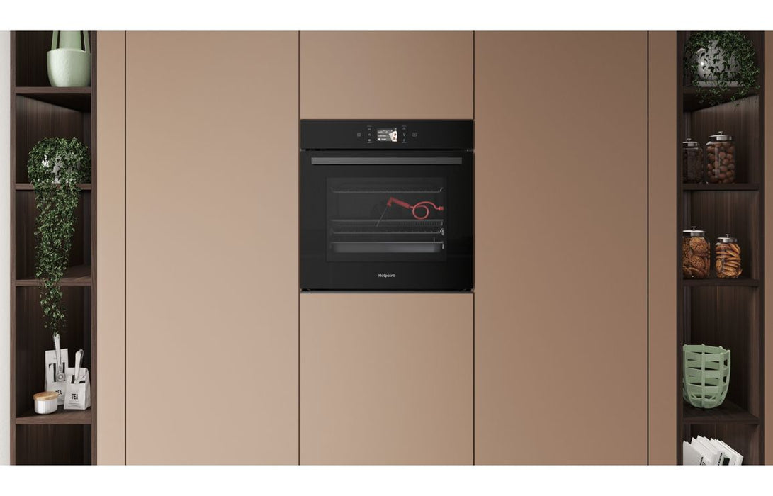 Hotpoint HOI98FPT2SBUK Single Pyrolytic Oven - Black